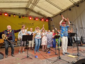 Gruppenbild bei Sommer in Lesmona